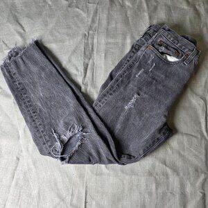 Levi's 501 Original Fit Ripped Women's Jeans - Size 27